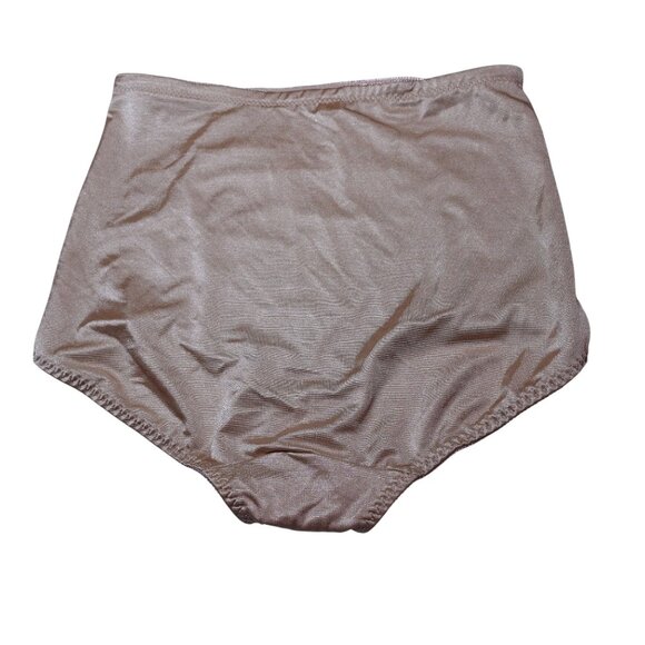 NWT Bali Jacquard Shaping Brief Underwear Sz XL Nude Tummy Control DFX710 - Picture 3 of 5